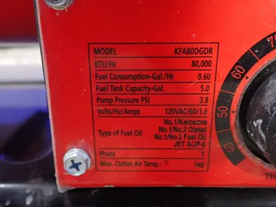 USED DYNAGLO KFA80DGDR