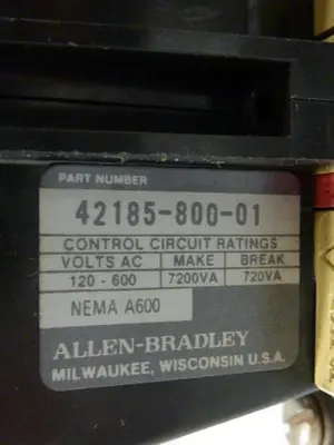 USED ALLEN BRADLEY 520F-BOD SER W W32