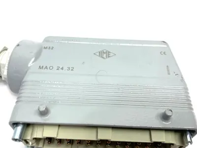 USED ILME CABLE HOOD, TYPE C, 4-PEGS W/ 24-PIN MALE INSERT