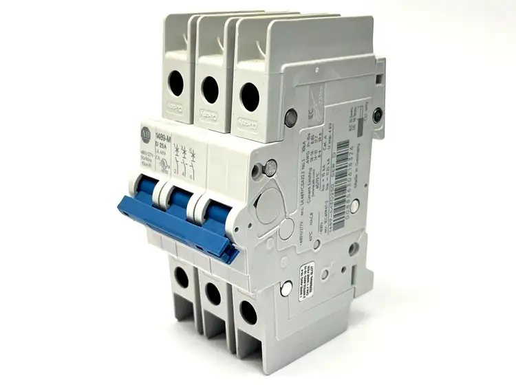 Used ALLEN-BRADLEY SER. D CIRCUIT BREAKER 25A 3-POLE D-CURVE Circuit Breakers | Maverick Industrial Sales #1101410