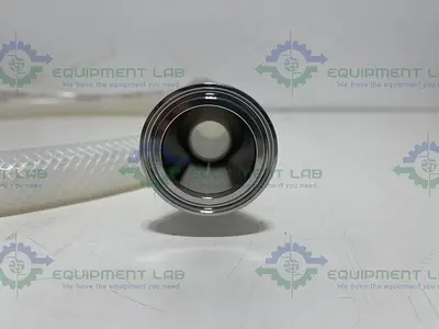 USED SAINT GOBAIN 23035763 PURE FIT 96" HOSE W/ 3/4" TO 1 1/2" SANITARY FITTING 90PSI