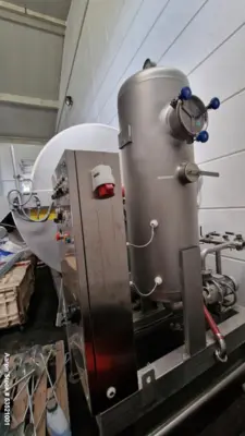 Used TMCI Padovan TAYLO 15 Vacuum Filtration System – 161 Sq Ft, Stainless Steel