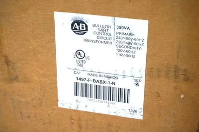 NEW ALLEN BRADLEY 1497-F-BASX-1-N SER. A STANDARD TRANSFORMER 1497FBASX1N