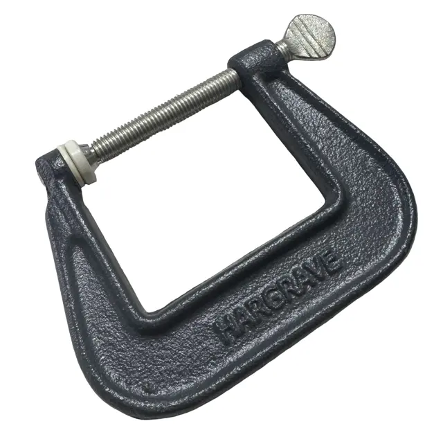 Wilton Hargrave 2-1/2" Junior C-Clamp, 2-5/16" Throat, 500 lbs Force
