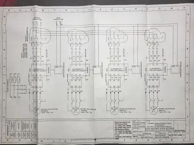 Allen-Bradley 1336 Plus II VFD Control Panel - 4x15HP - 600V - With TCI dv/dt Filters