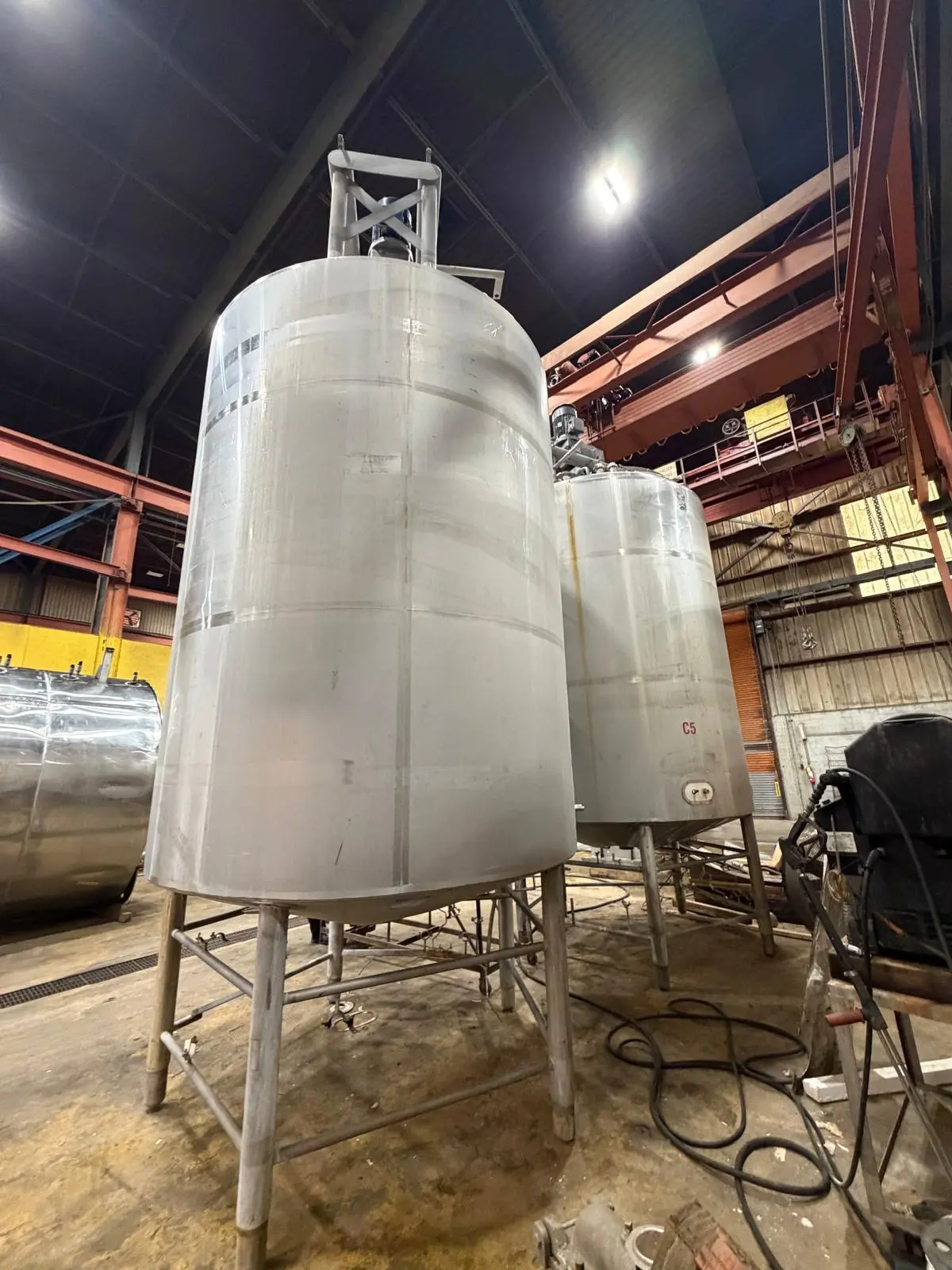 Used 2009 TANK STAINLESS STEEL 3840 Gallon Stainless Steel Tanks New Jersey US | Perry Equipment #1398510