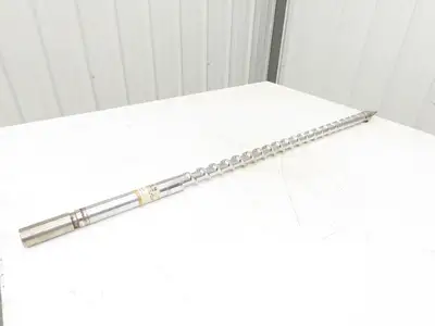 Meiki 148540 Metering Screw Injection Molding 36mm x 1050mm w/Tip 45.75" OAL