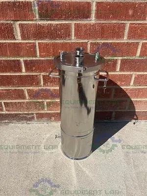USED ALLOY PRODUCTS 16 LITER STAINLESS STEEL VESSEL 75 PSI