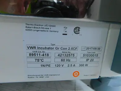 Used VWR 2.6CF Miscellaneous Laboratory Equipment Texas US | Aucto #1459891