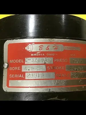 USED B&H CYLINDERS C-3280A