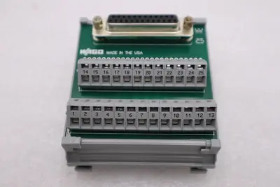 LOT OF 2 - NEW OPEN BOX Wago 50036753 Connector Module MOD-F-25 D SUB STK H1489A