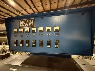 3.5" Merritt/Davis Standard Single Screw Extruder, 24:1 L/D, Air Cooled, 75hp AC