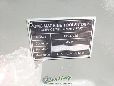 New | in-Stock GMC HS-0425E Power Squaring Shears (Gauge) California US | Sterling Machinery Exchange #1466115