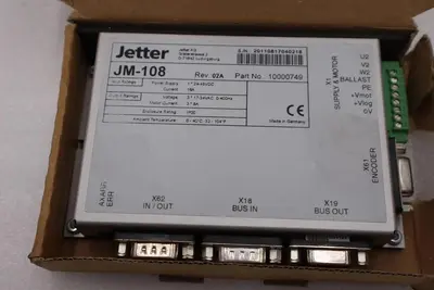 JETTER JM-108 REV 02A PART NO 10000749 Servo Drive STOCK H400A