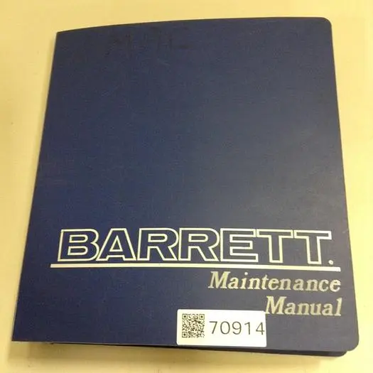 Used BARRETT ELECTRONICS MANUAL914 Manuals Michigan US | Ideal Machinery #571864