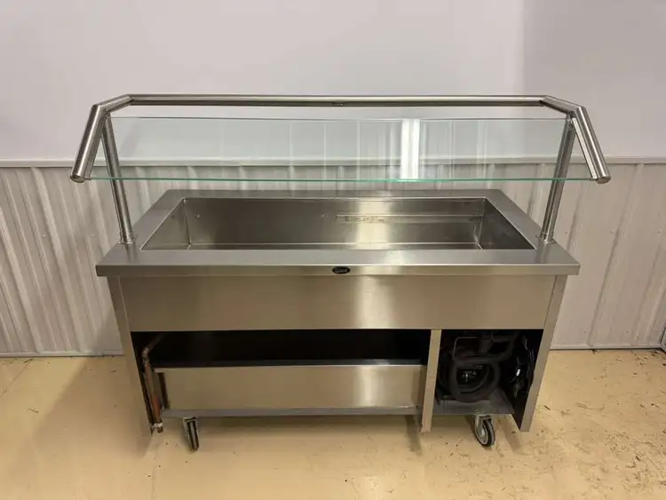 Used Randell Used Randell RAN SCA-4 Refrigerated 4 Pan Serving Counter, Cold Food 120V Food Prep Tables Illinois US | Falcon Restaurant Supply #1375102