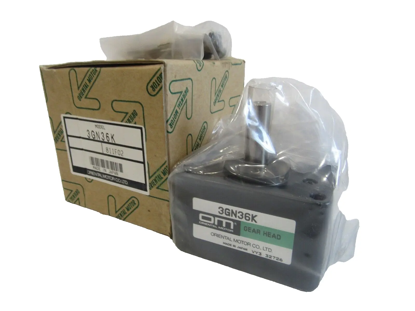 NEW ORIENTAL MOTOR 3GN36K GEAR HEAD