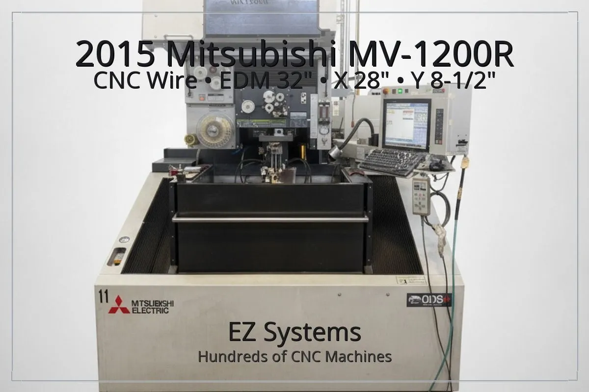 Used 2015 MITSUBISHI MV-1200R Wire EDM California US | [EZ] EZ Systems #1287028
