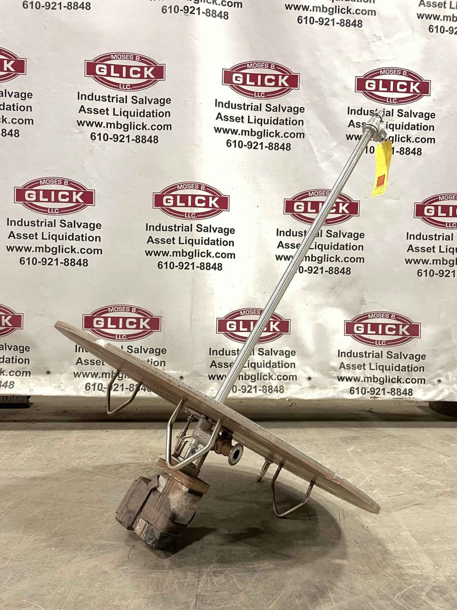 Spraying Systems AA190E-3 Tank Cleaner / CIP Lid for Readco Tanks 200F 500psi