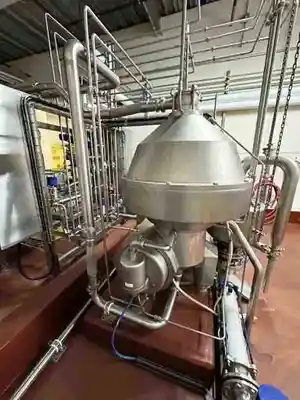 Alfa-Laval BREW 350 hermetic beer clarifier module, 316SS.