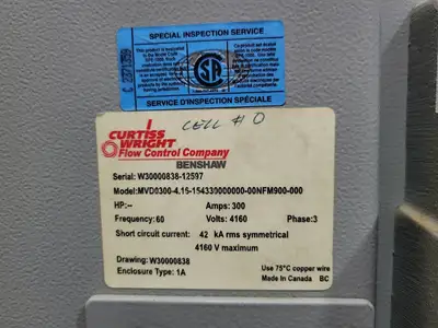 USED BENSHAW MVD0300-4.16-154330000000-00NFM900-000