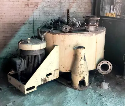 (2) ATM/De Laval 48 x 20 perforate basket centrifuges, SS.