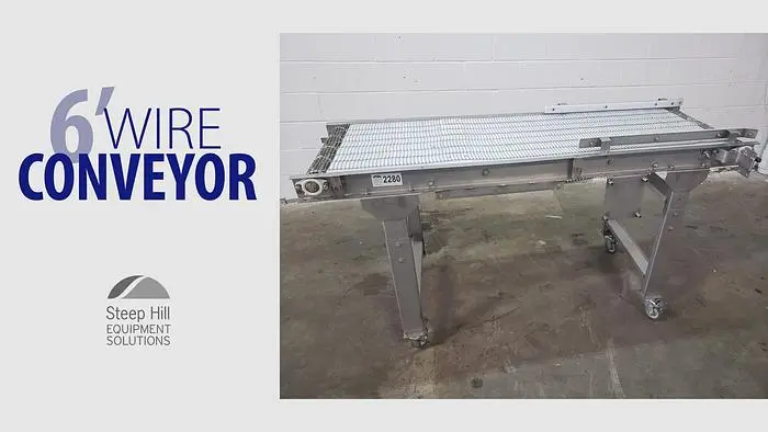 6' Wire Conveyor