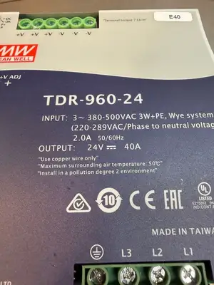 Mean Well TDR-960-24 Power Supply (5.4.1)