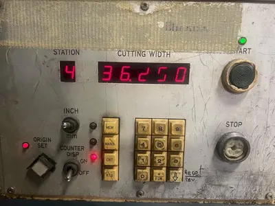 3/16" x 10 ft. Amada Mechanical Power Shear Model M-3045