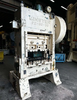 MINSTER P2-60-36 Presses, Straight Side, Double Crank (Single Action) | PressTrader Limited (1)