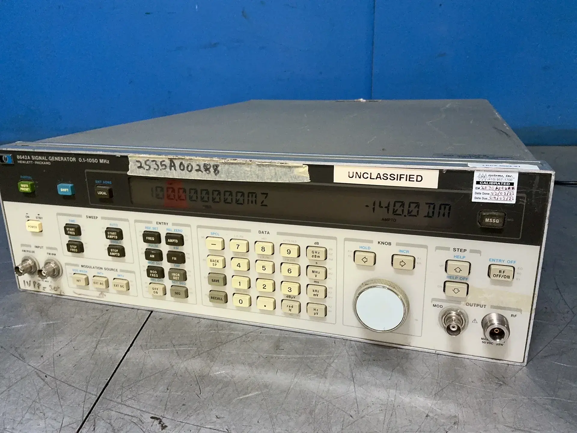 Used HEWLETT PACKARD 8642A Signal Generators Ohio US | HGR 24 #1463352