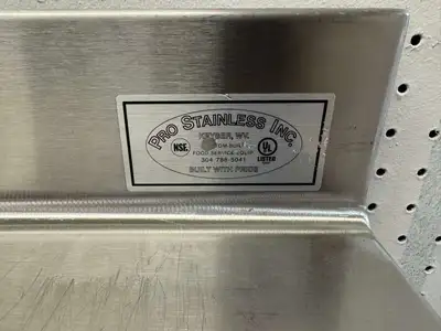 Used Pro Stainless Inc Used 29"x 29" Stainless Steel Cabinet Stand Food Prep Tables Illinois US | Falcon Restaurant Supply #1374394