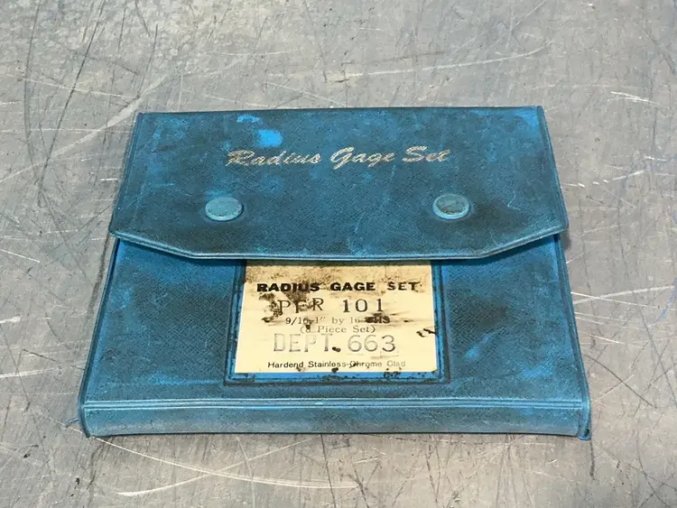 Used _UNKNOWN_ PFR 101 Radius Gages Ohio US | HGR 24 #1251229