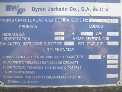 NEW BYRON JACKSON 6X8X13-6 P-HDB