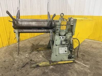 10,000 LBS X 36" LITTELL MODEL #1000 PULL OFF COIL REEL UNCOILER : YOBRO #25422