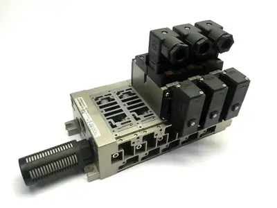 USED SMC NVFS3110-5DZ SOLENOID VALVES