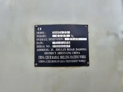 USED 2005 CHINA CZECH Z3080X25