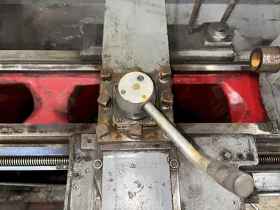 14" X 40" SUMMIT MODEL #14 ENGINE LATHE. 2" HOLE: STOCK #23258
