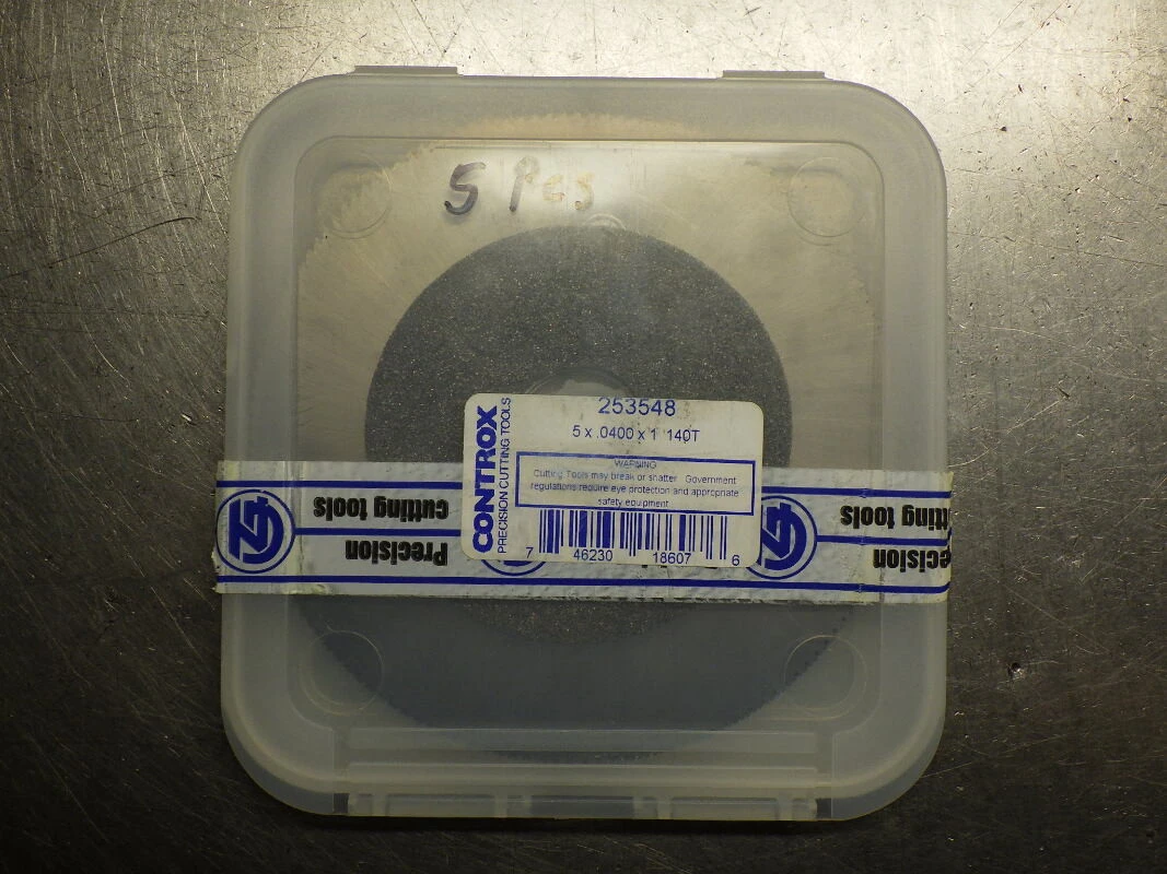 Controx 5" x 3/64" Carbide Slot Saw 1" Arbor 140 Teeth 253548 (LOC3431)