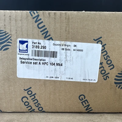 NEW Sabroe 3189.290