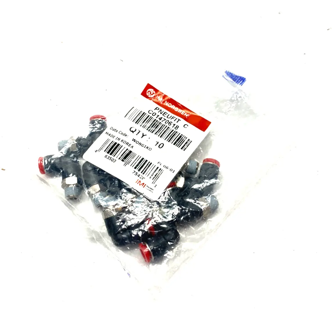New | in-Stock IMI NORGREN PUSH-TO-CONNECT ELBOW SWIVEL FITTING 6MM TUBE Hoses | Maverick Industrial Sales #1105625