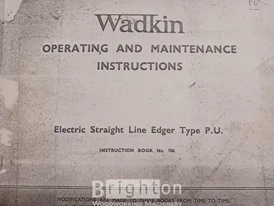 USED WADKIN PU 1319 USED HEAVY DUTY STRAIGHT LINE RIPSAW