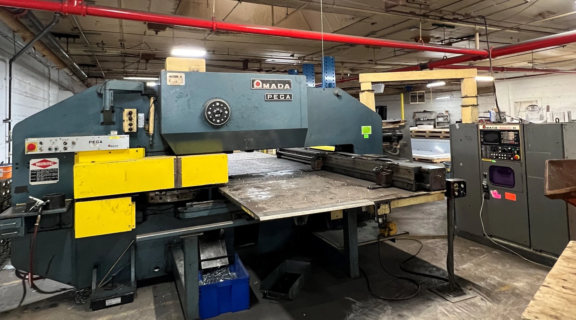 USED AMADA PEGA 357 30 TON TURRET PUNCH