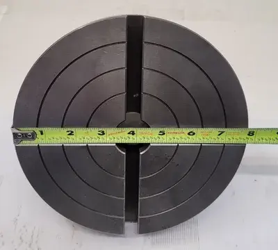 4 JAW LATHE CHUCK, 7-3/4" DIAMETER, 1-1/4" THROUGH HOLE