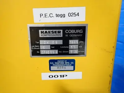 USED 1989 KAESER KOMPRESSOREN SK19