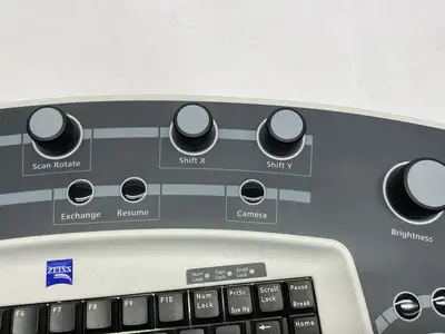 USED ZEISS ELECTRONIC MICROSCOPE KEYBOARD