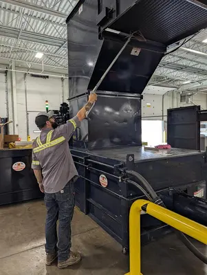 USED 2022 CRAM-A-LOT H2R-60 TWO-RAM BALER