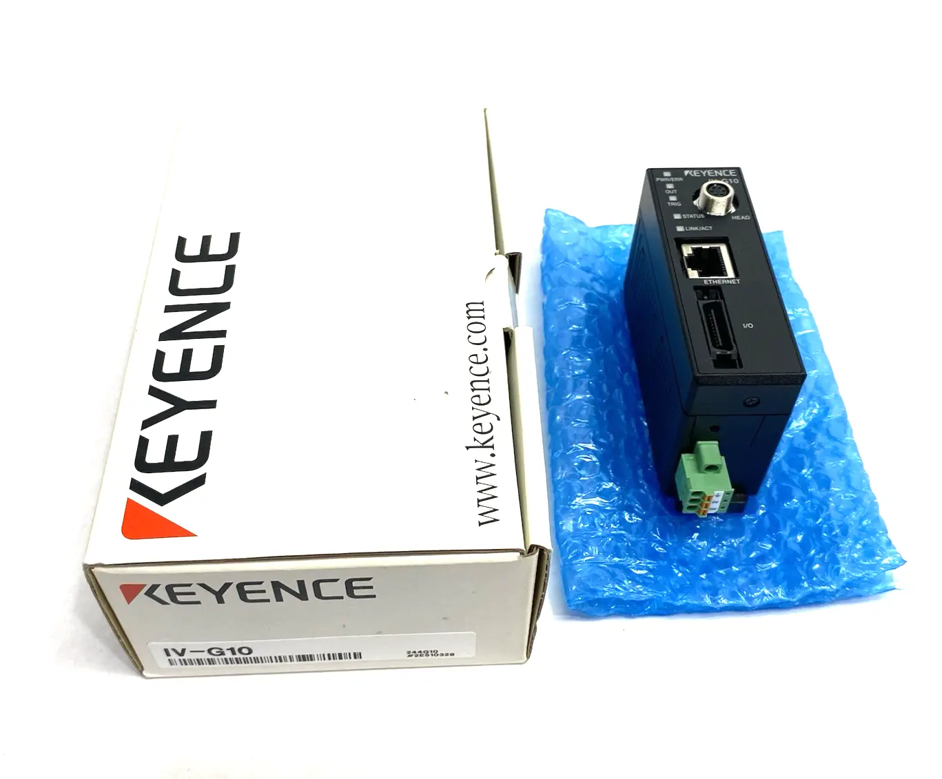 USED KEYENCE SENSOR AMPLIFIER MAIN UNIT FOR IV-G, 32-PROGRAMS