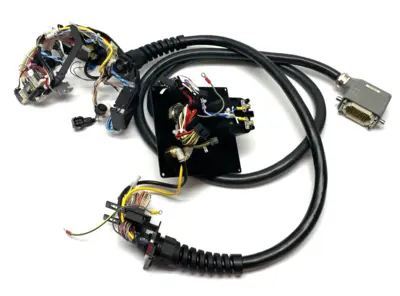 USED FANUC CABLE AND PANEL ASSEMBLY