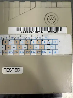 Westinghouse 5X00034G01 REV 02 Digital Input Module (6.4.3)